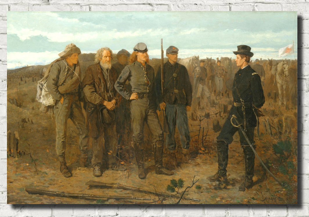 Winslow Homer Fine Art Print :  Prisoners From the Front