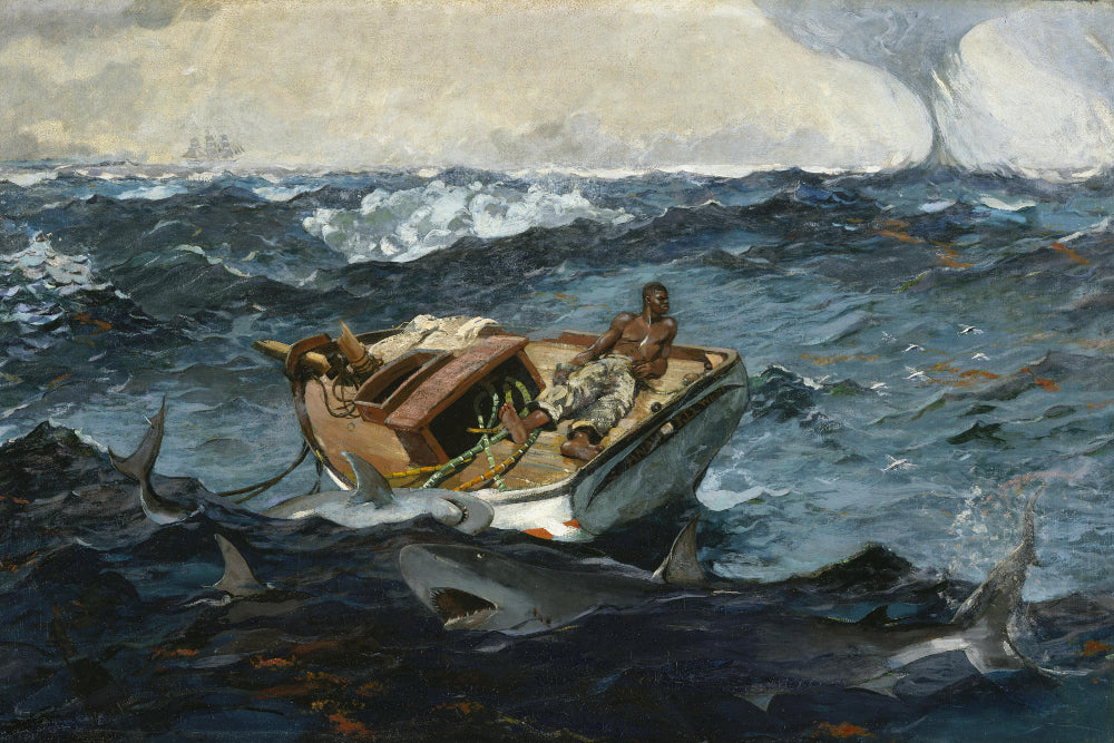 Winslow Homer Fine Art Print : Gulf Stream Stormy Seas