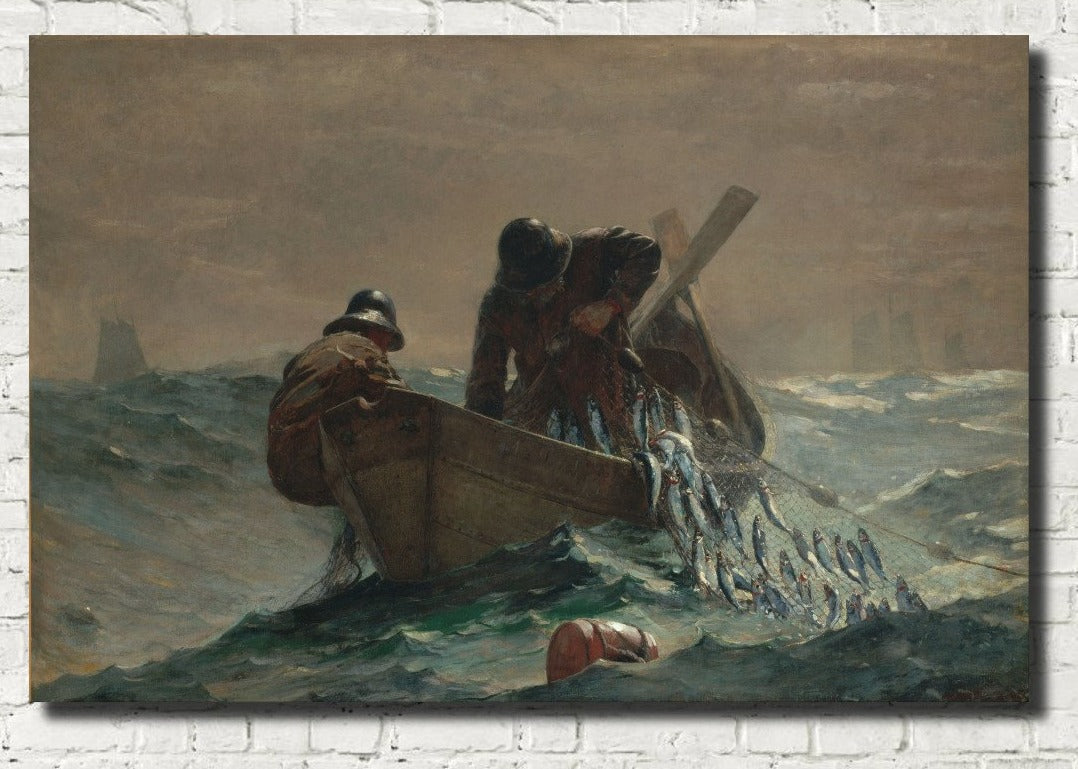 Winslow Homer Fine Art Print :  The Herring Net