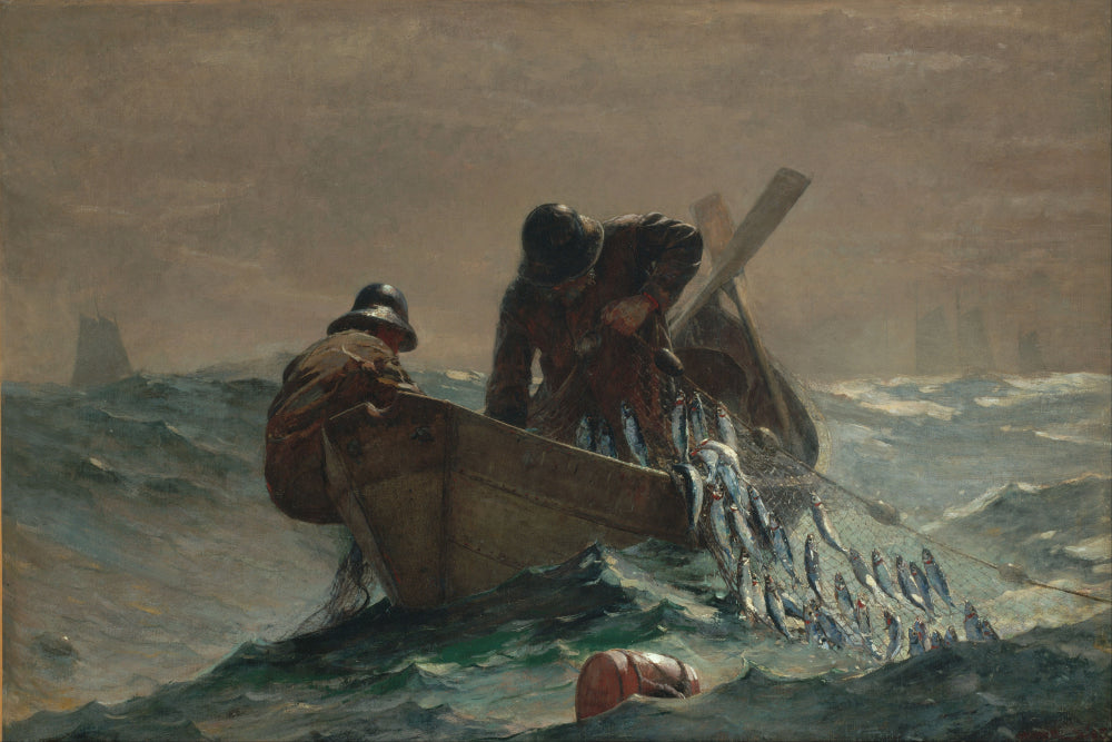 Winslow Homer Fine Art Print :  The Herring Net