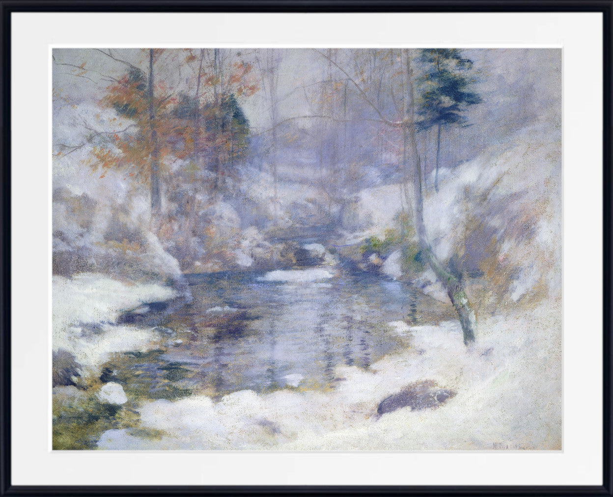 Winter Harmony, John Henry Twachtman