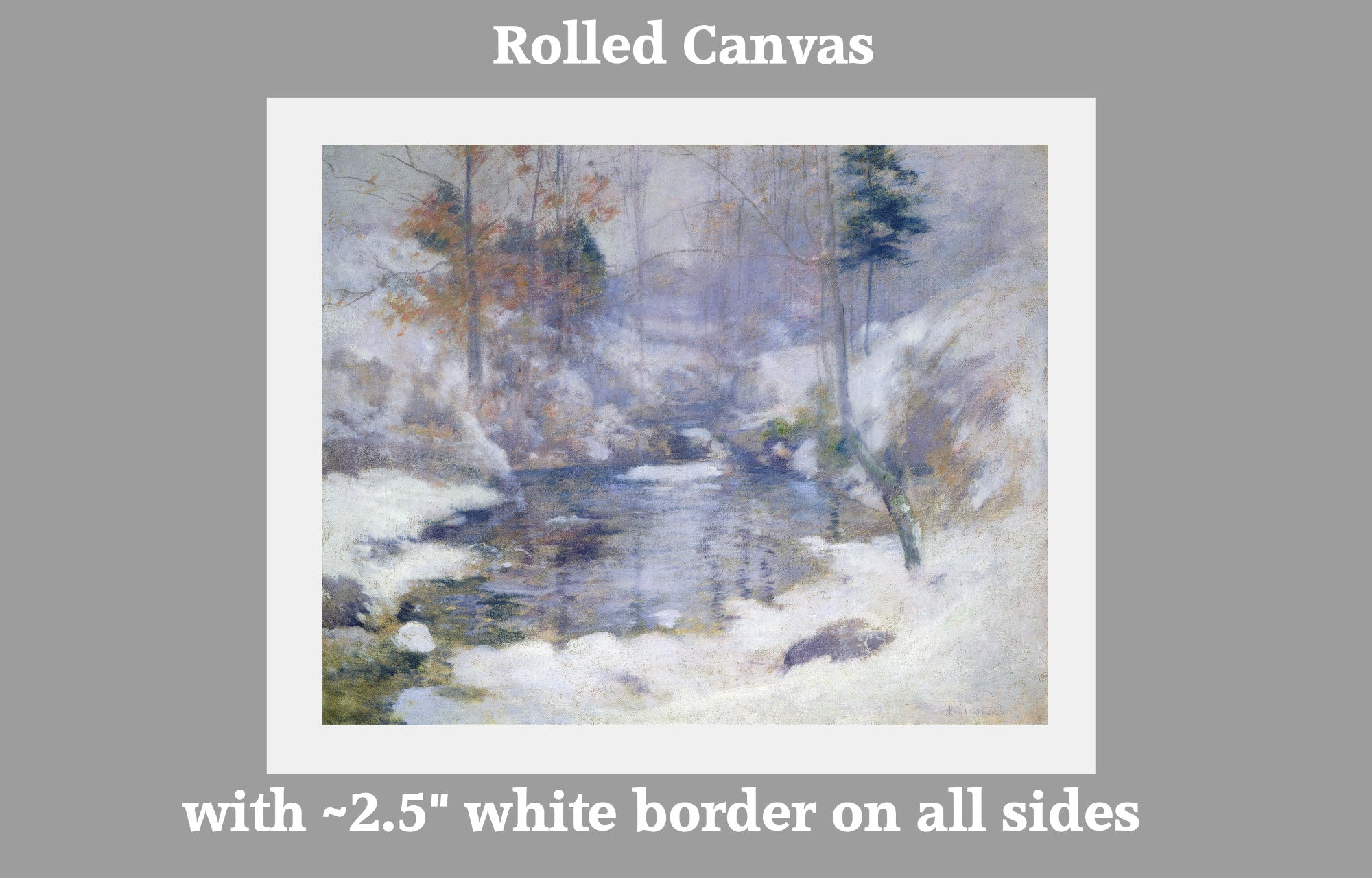 Winter Harmony, John Henry Twachtman