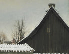 Laurits Andersen Ring Fine Art Print, Winter day at St. Jørgensbjerg Church