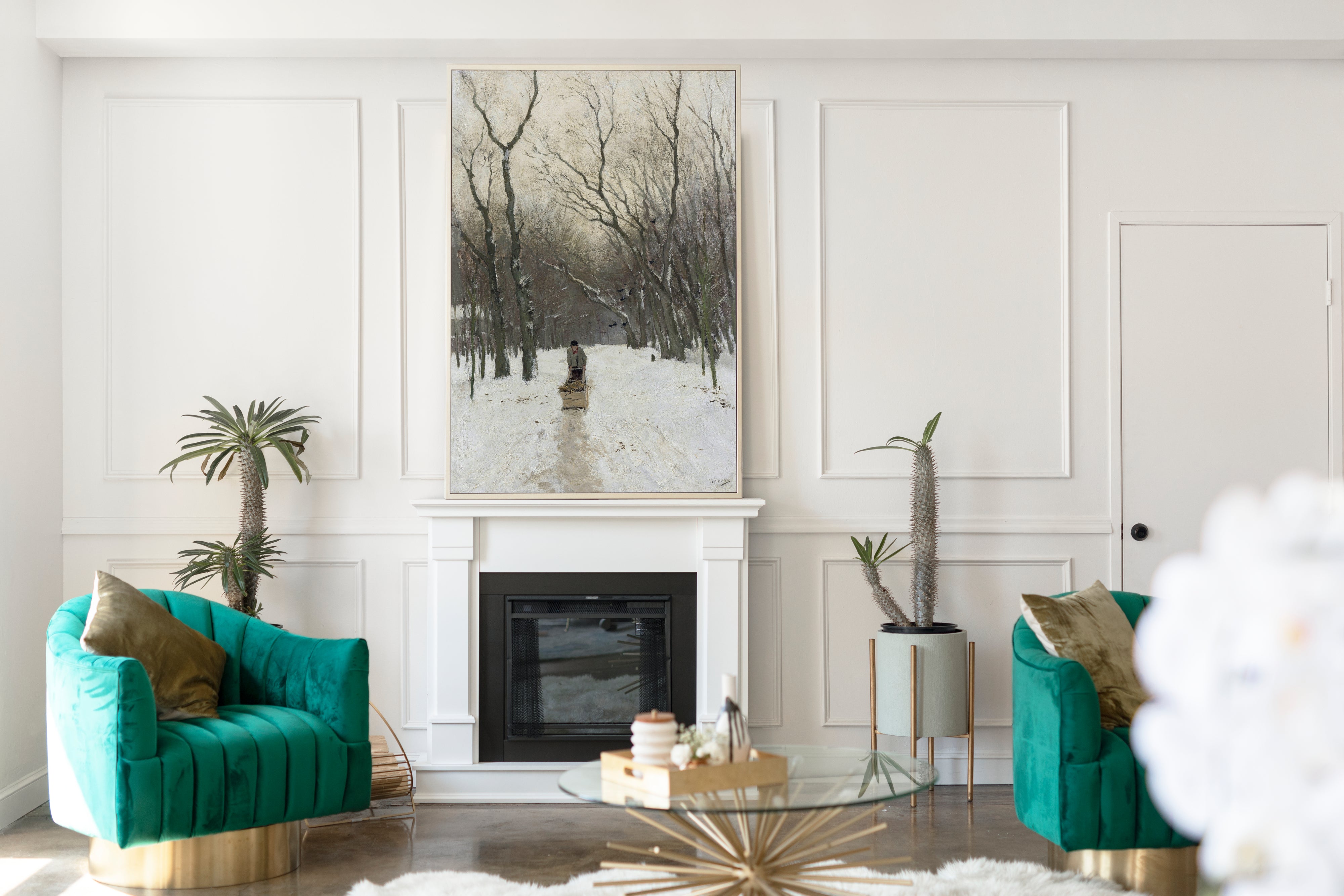 Winter in the Scheveningen Woods, Anton Mauve Fine Art Print