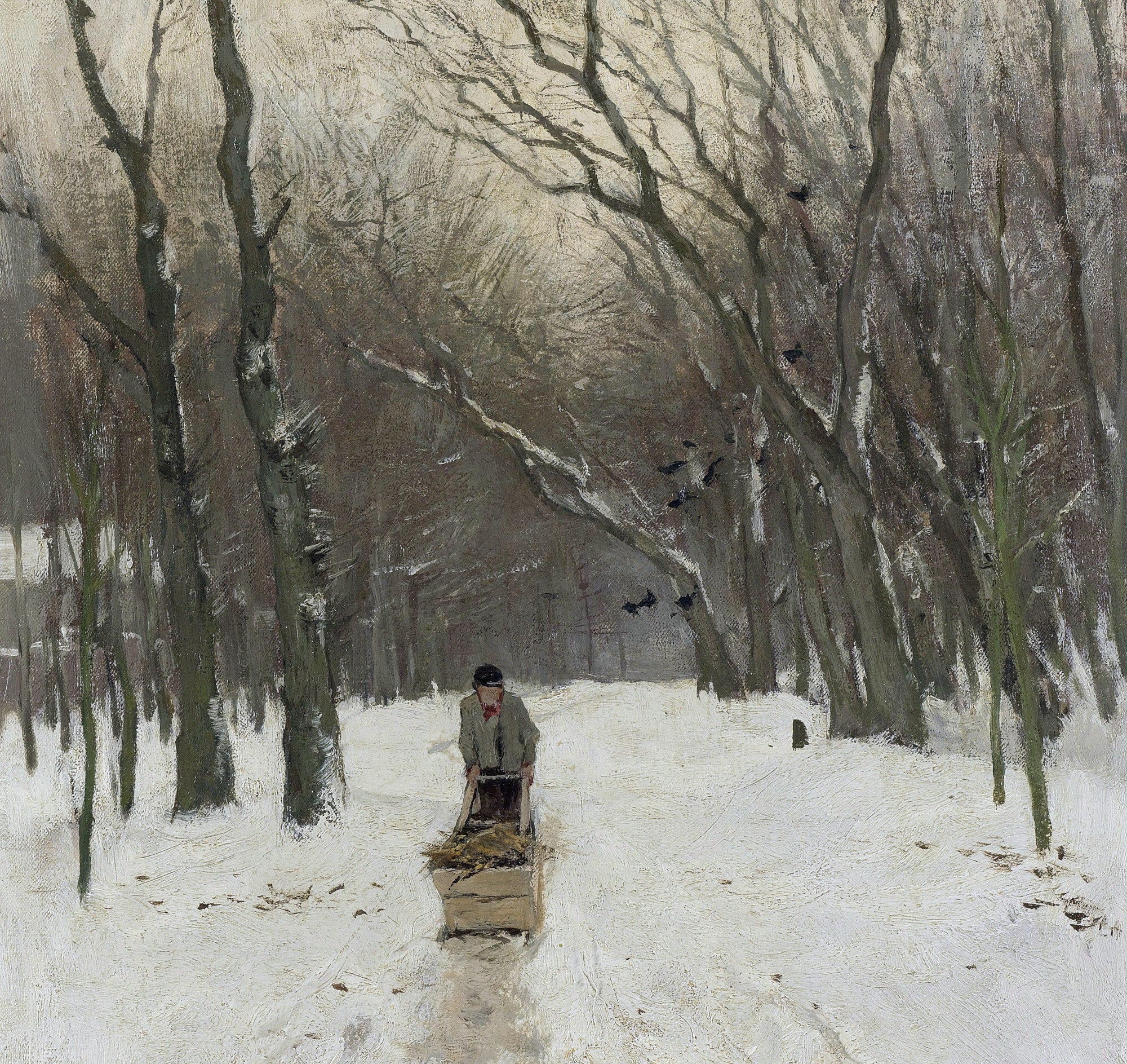 Winter in the Scheveningen Woods, Anton Mauve Fine Art Print