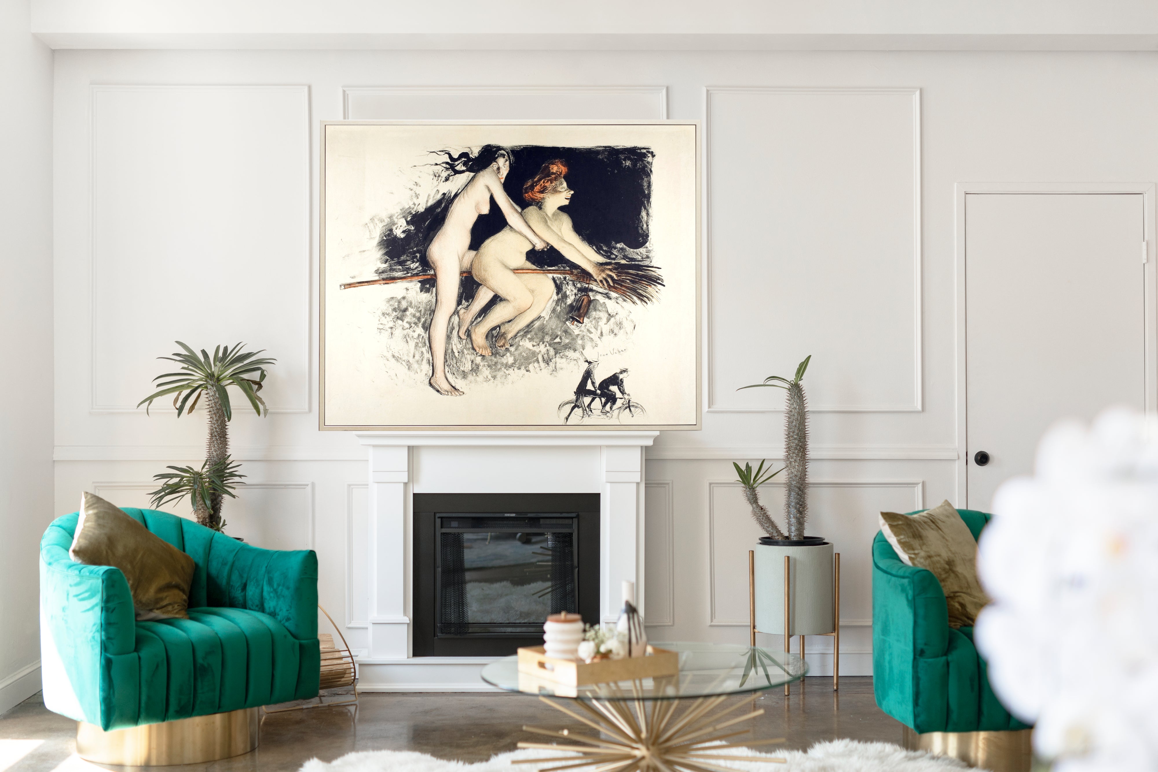 Witches, Jean Veber Fine Art Print