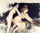 Witches, Jean Veber Fine Art Print