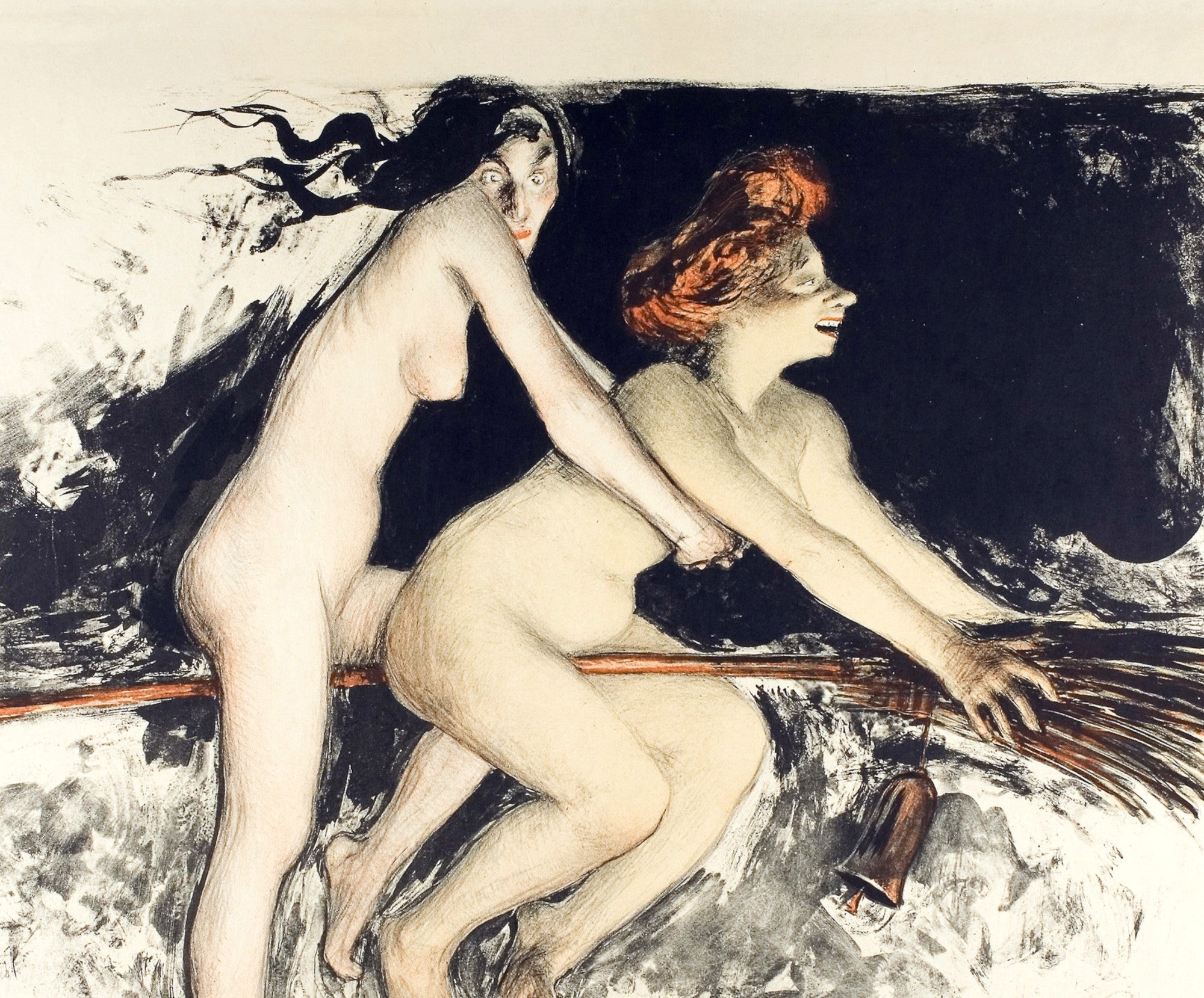 Witches, Jean Veber Fine Art Print