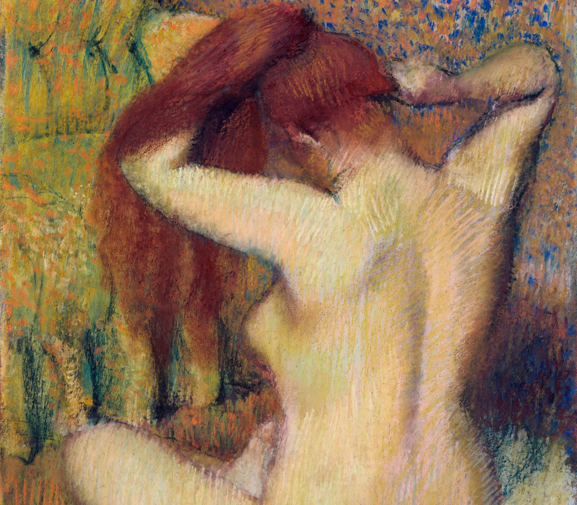 Edgar Degas, Fine Art Print : Woman Combing Her Hair