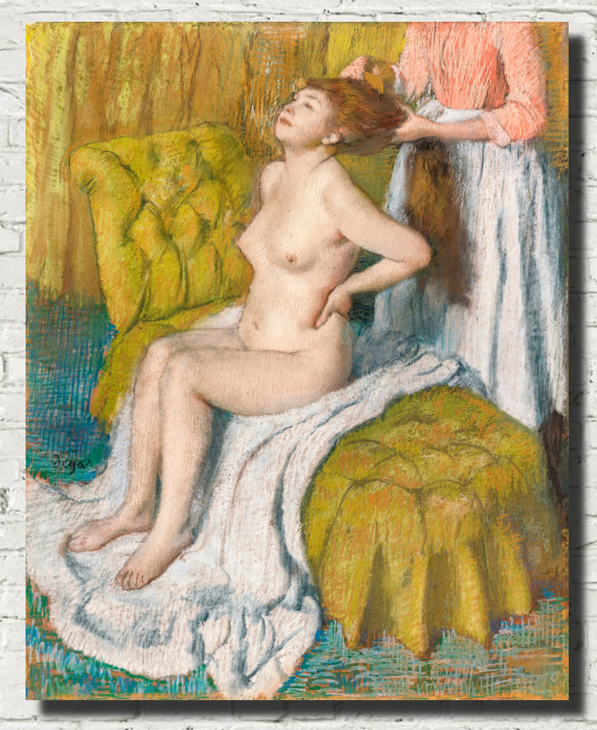 Edgar Degas, Fine Art Print : Woman Having Her Hair Combed