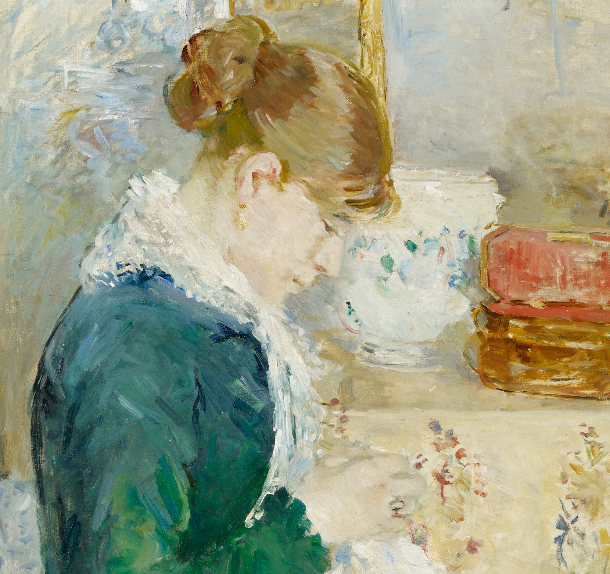 Berthe Morisot, French Fine Art Print : Woman Sewing