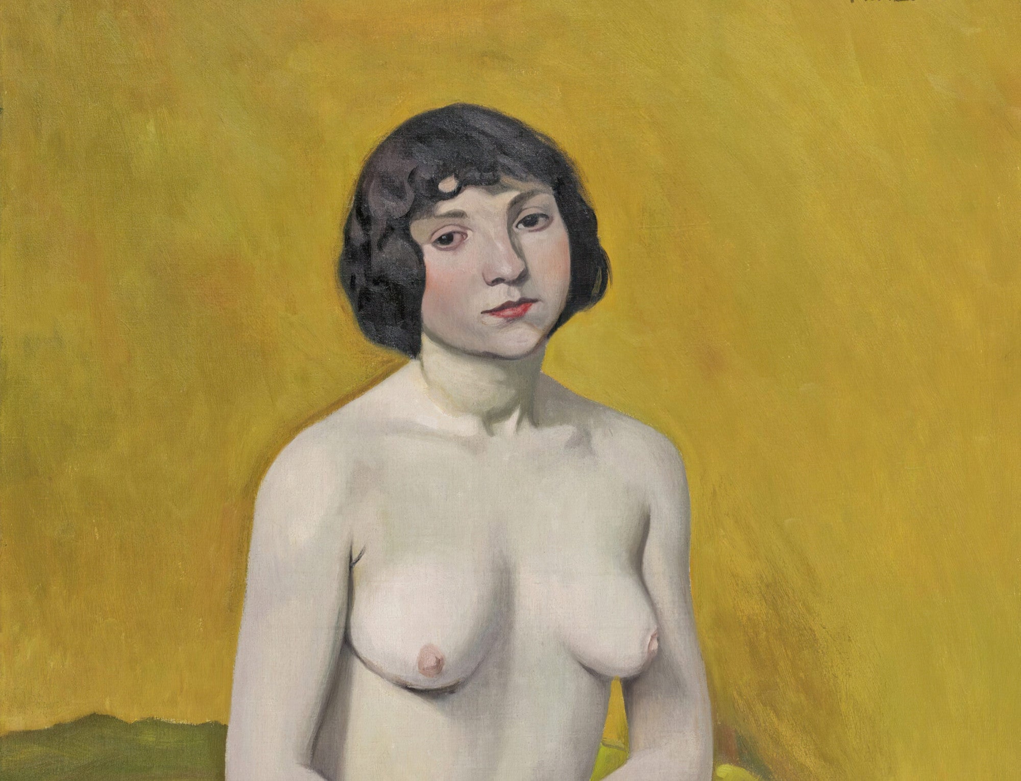 Woman With Rose, Félix Vallotton Fine Art Print
