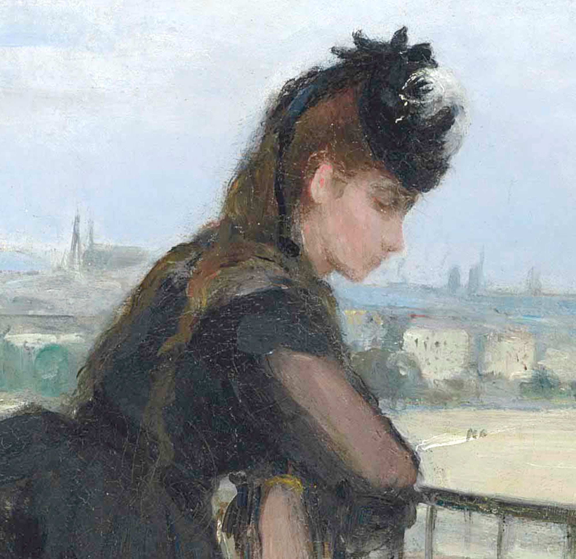 Berthe Morisot, French Fine Art Print : Woman and child on the Balcony