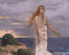 Pierre Puvis de Chavannes Fine Art print, Woman on the Beach
