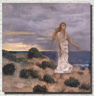 Pierre Puvis de Chavannes Fine Art print, Woman on the Beach