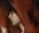 Woman with Red Hood, Alice Pike Barney Fine Art Print