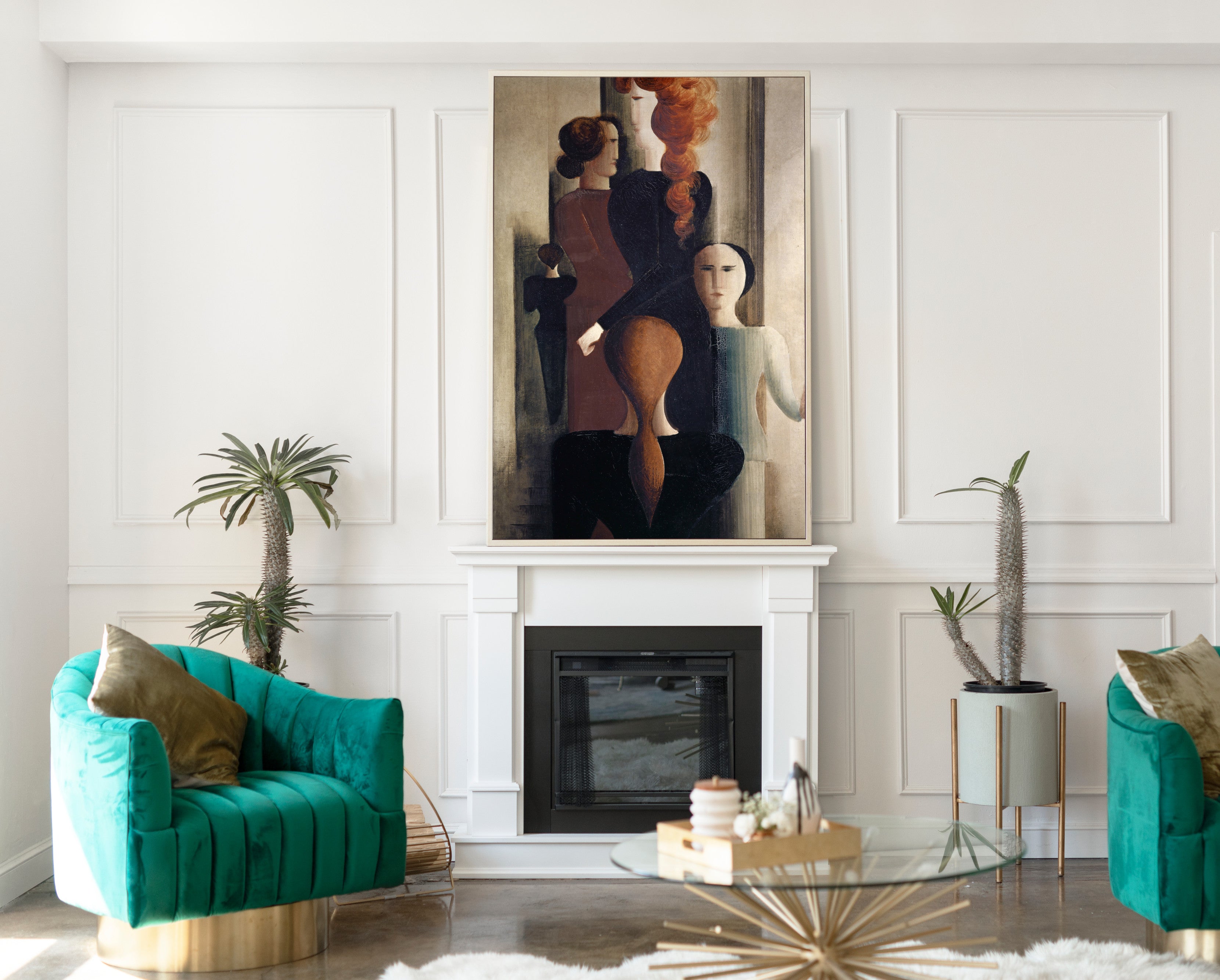 Women on the Stairway, Oskar Schlemmer Fine Art Print