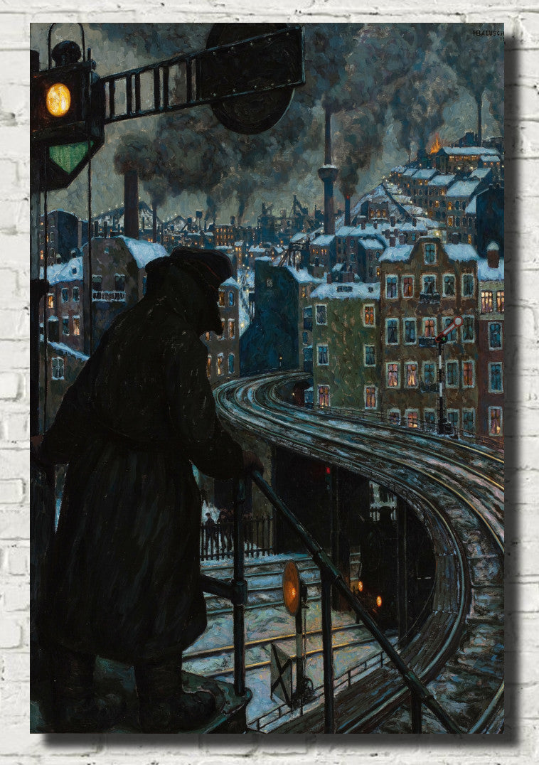 Working Class City, Hans Baluschek Fine Art print