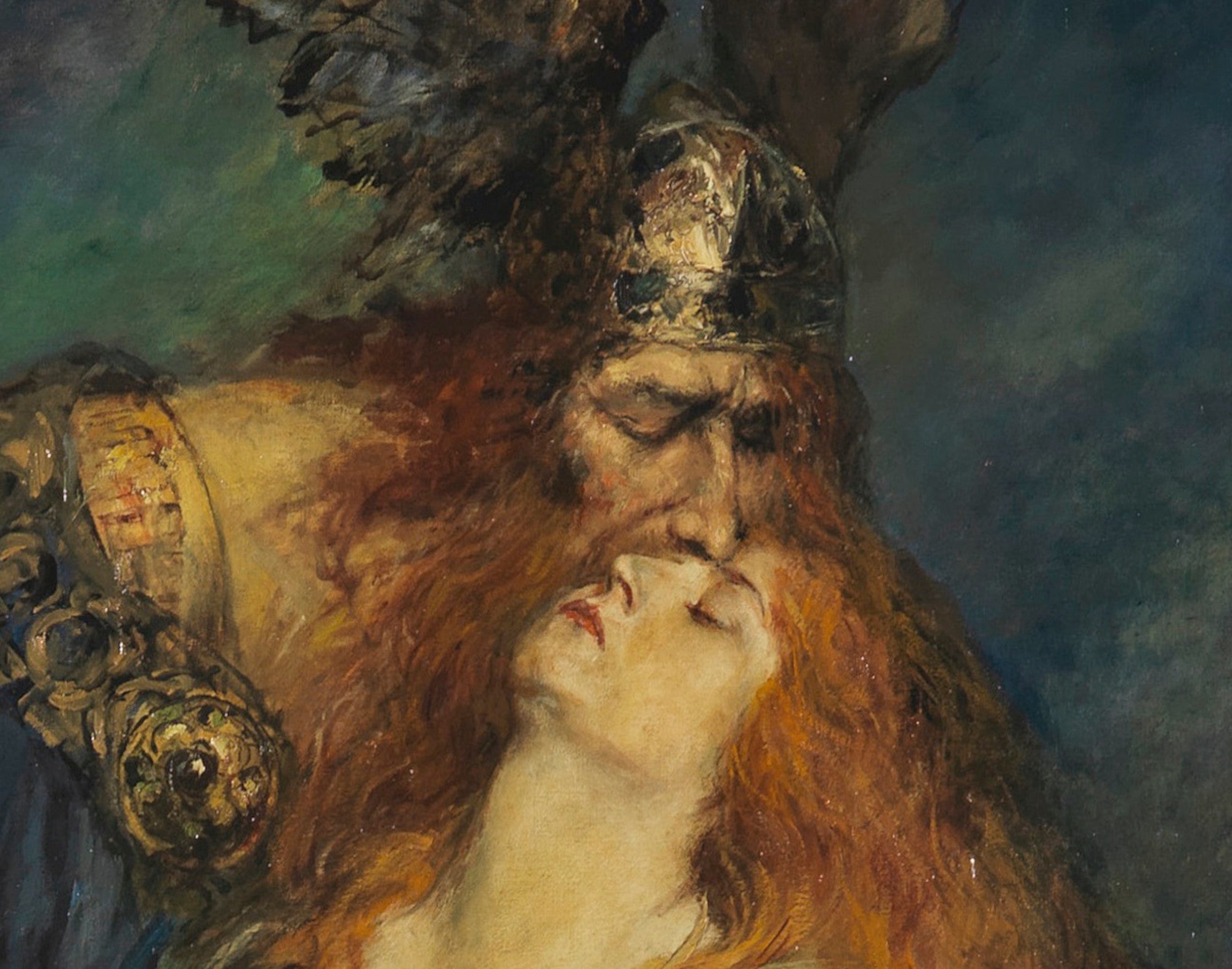 Wotan’s Farewell, Ferdinand Leeke Fine Art Print