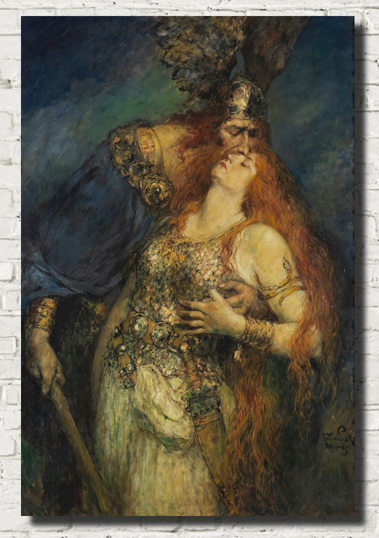 Wotan’s Farewell, Ferdinand Leeke Fine Art Print