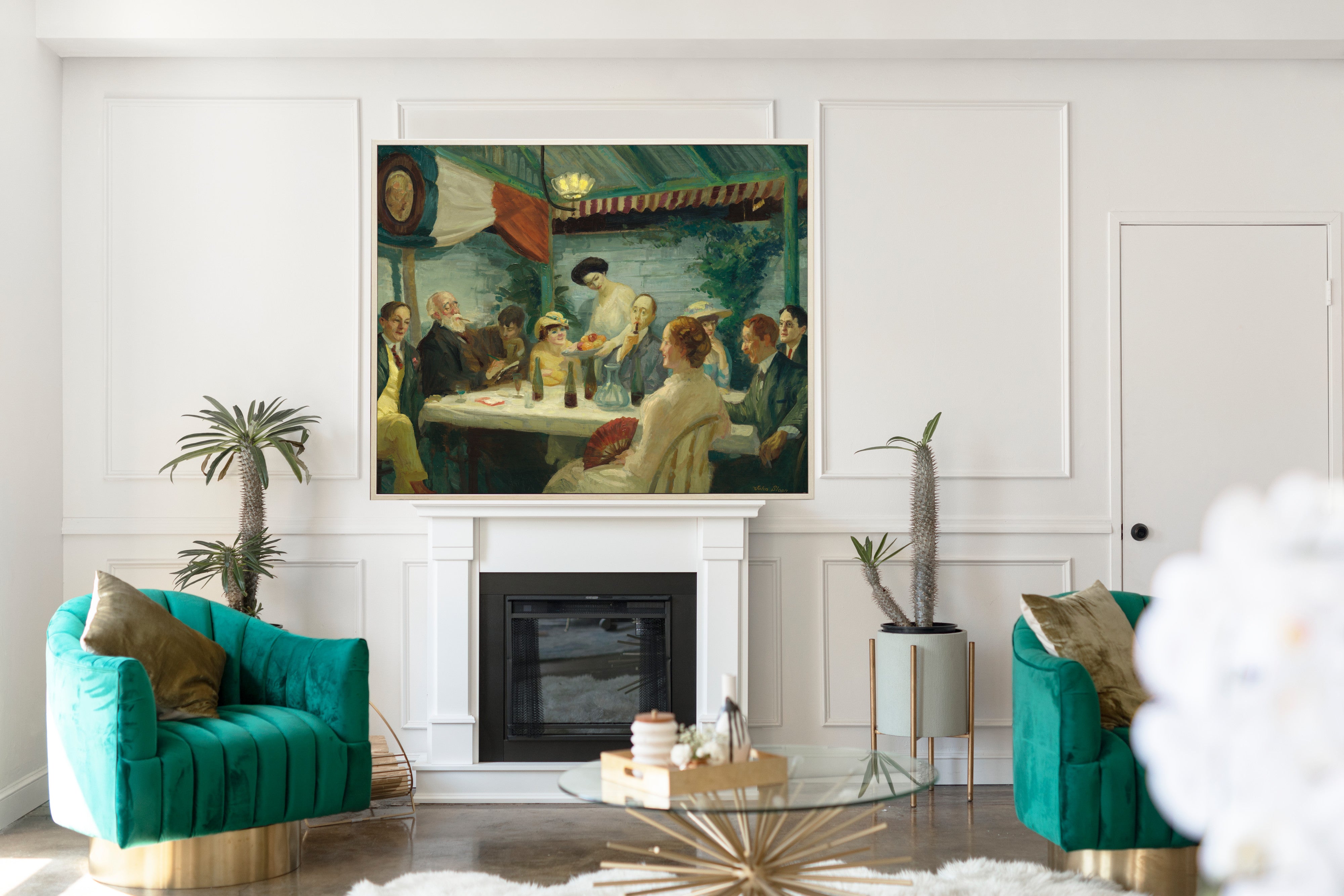 Yeats at Petitpas, John Sloan Fine Art Print