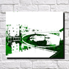 York Lendal Tower City Skyline Print Landscape Poster Feature Wall Art