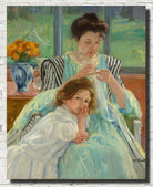 Mary Cassatt, Impressionist Fine Art Print : Young Mother Sewing