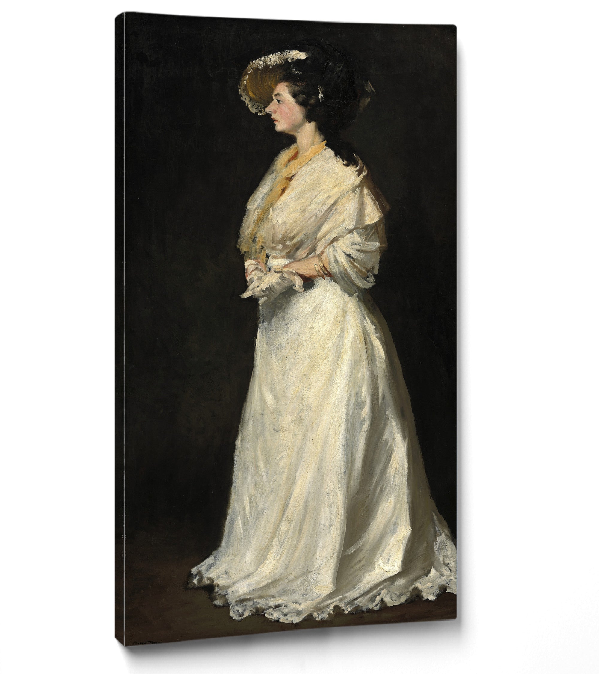 Young Woman in White, Robert Henri