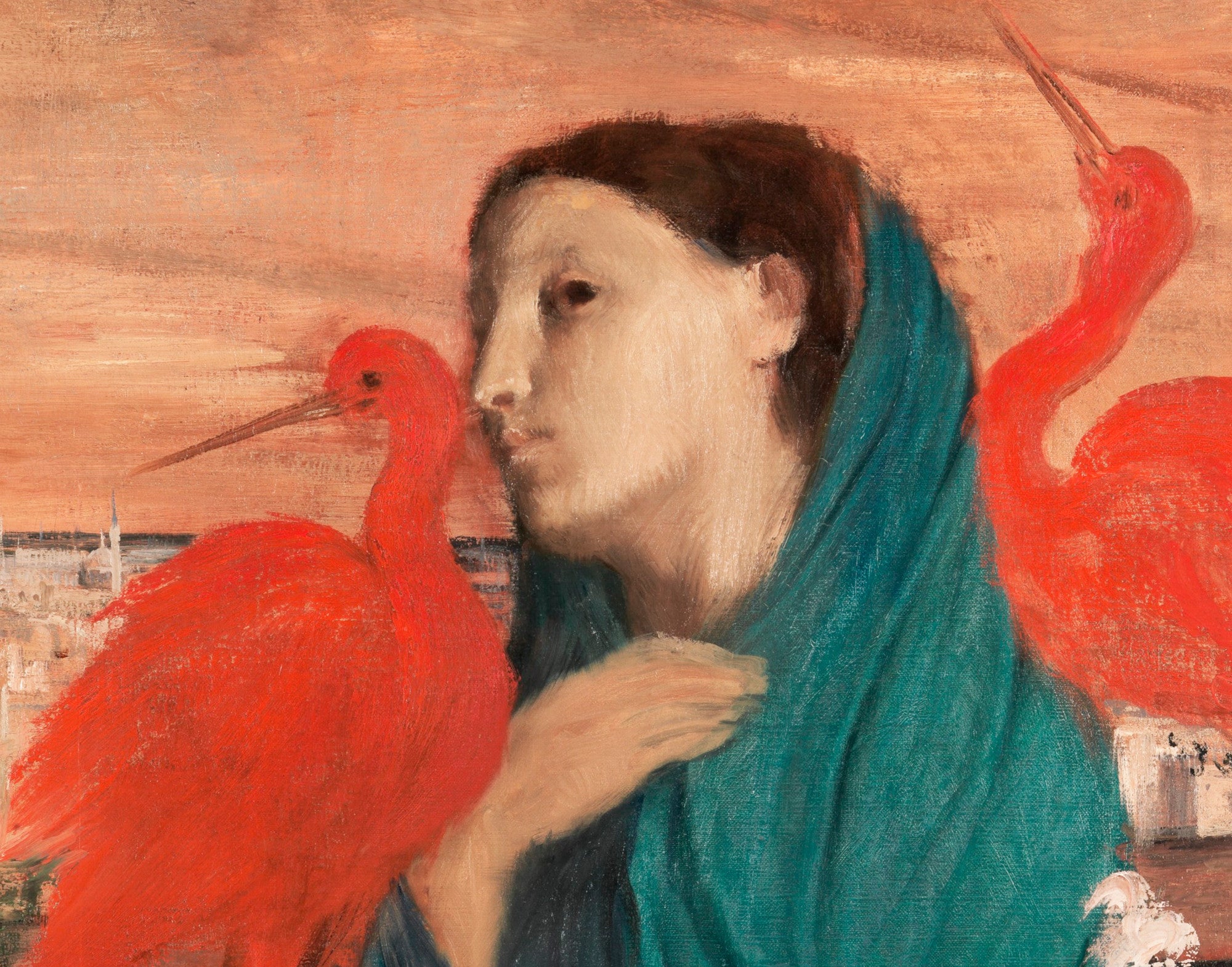 Edgar Degas, Fine Art Print : Young Woman with Ibis