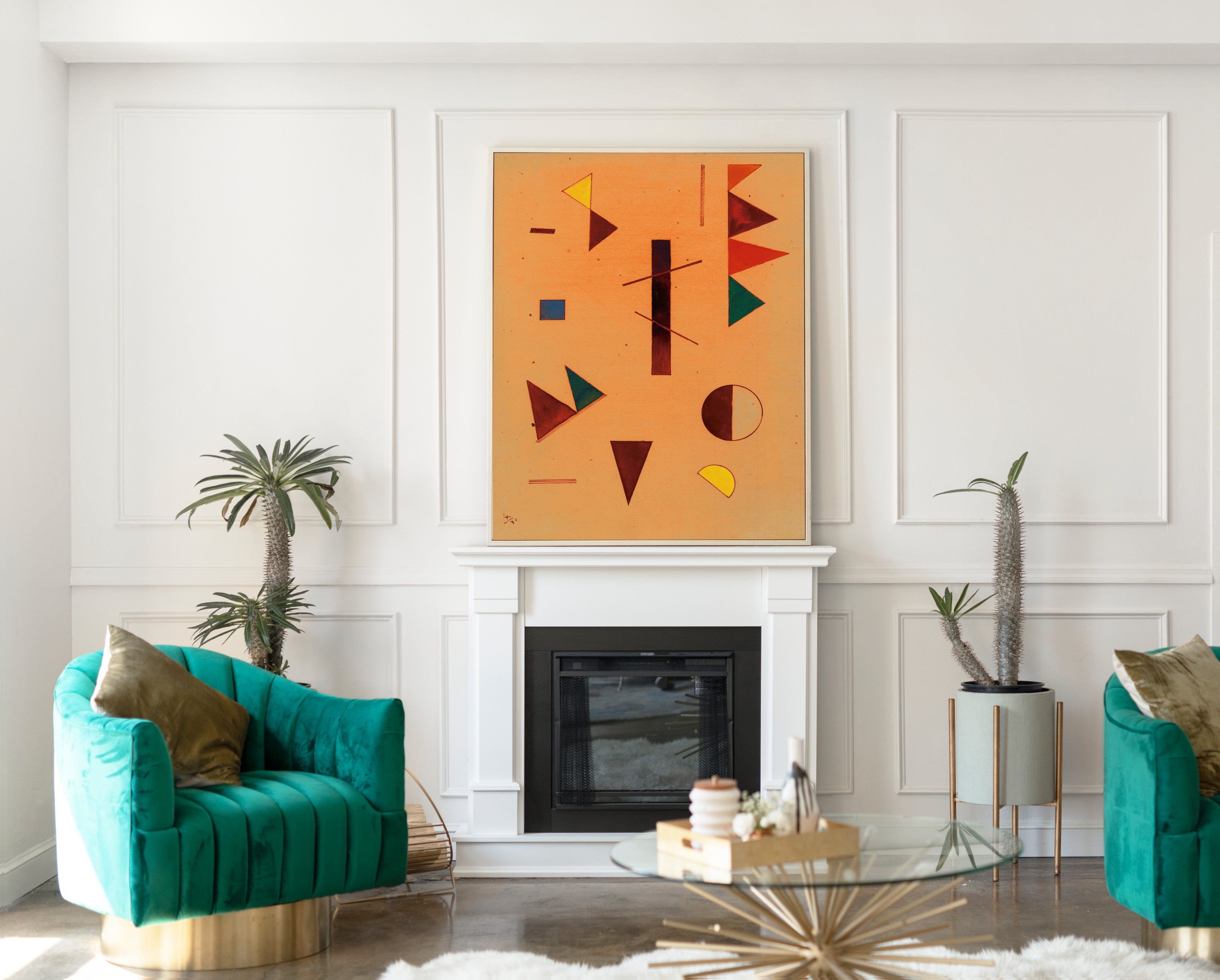Scattered (Zerstreut), Wassily Kandinsky Abstract Fine Art Print