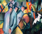 August Macke Abstract Fine Art Print, Zoological Garden I