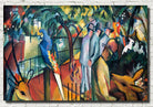 August Macke Abstract Fine Art Print, Zoological Garden I
