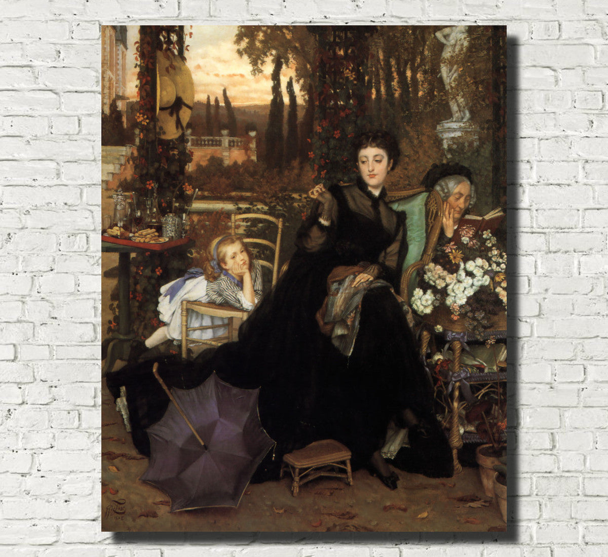 James Tissot Fine Art Print: A Widow