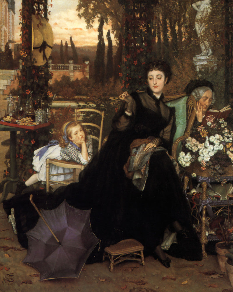 James Tissot Fine Art Print: A Widow