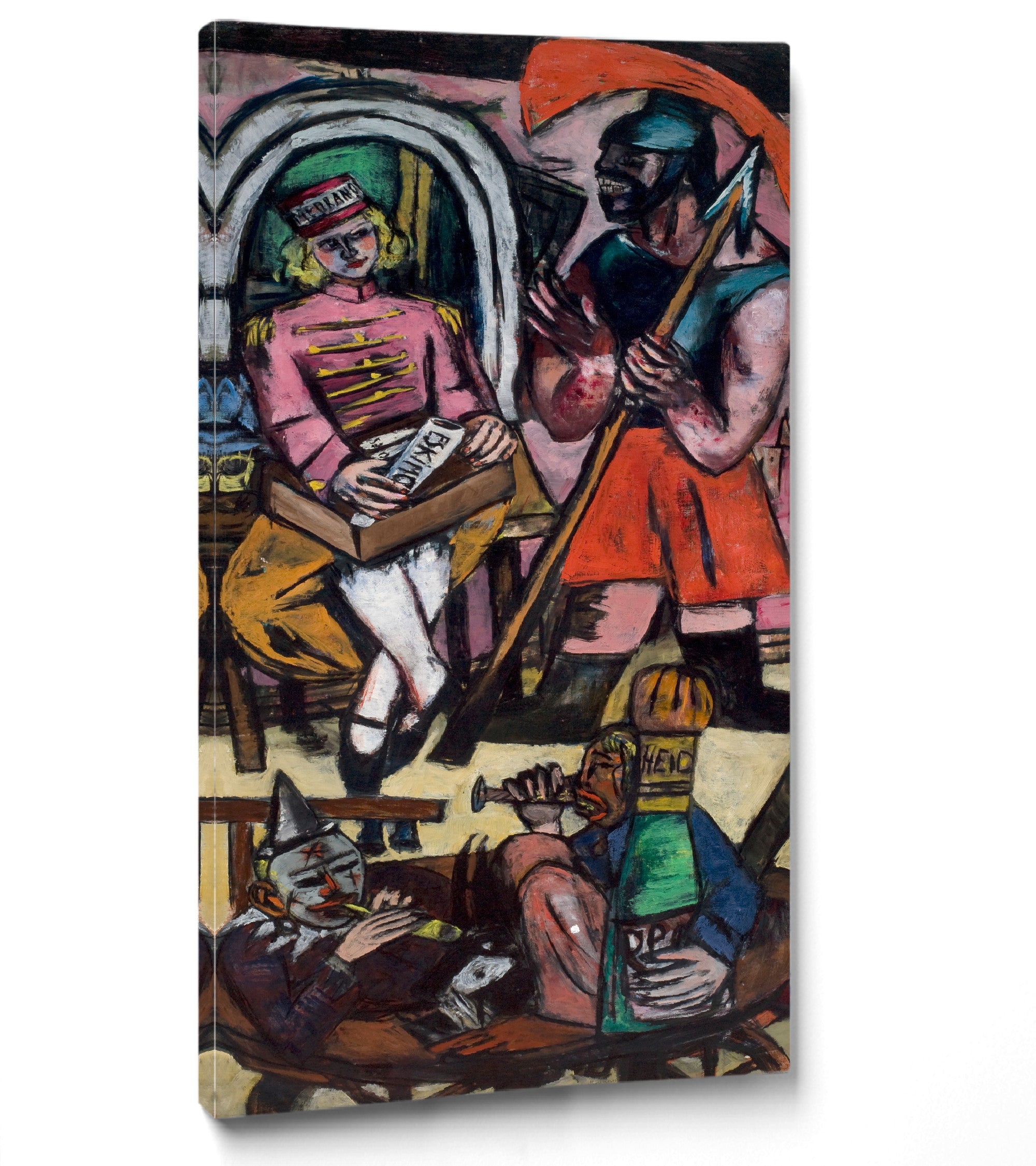 Max Beckmann, Acrobats (Rechte Tafel) - New Objectivity