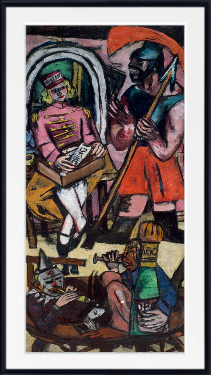 Max Beckmann, Acrobats (Rechte Tafel) - New Objectivity