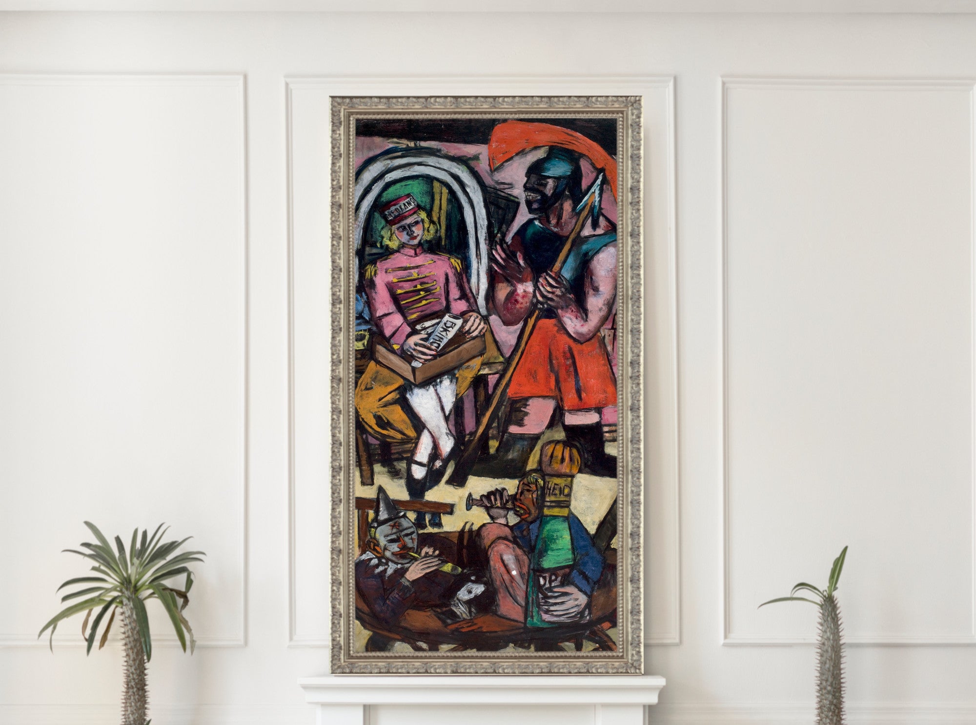 Max Beckmann, Acrobats (Rechte Tafel) - New Objectivity