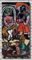 Max Beckmann, Acrobats (Rechte Tafel) - New Objectivity