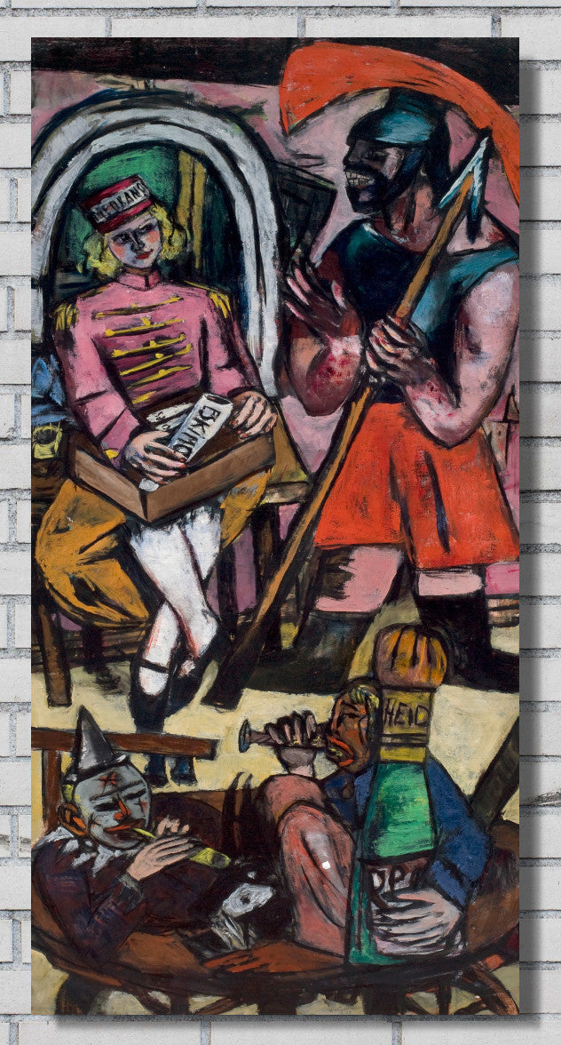 Max Beckmann, Acrobats (Rechte Tafel) - New Objectivity