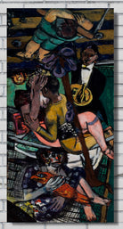 Max Beckmann, Acrobats (Linke Tafel) - New Objectivity
