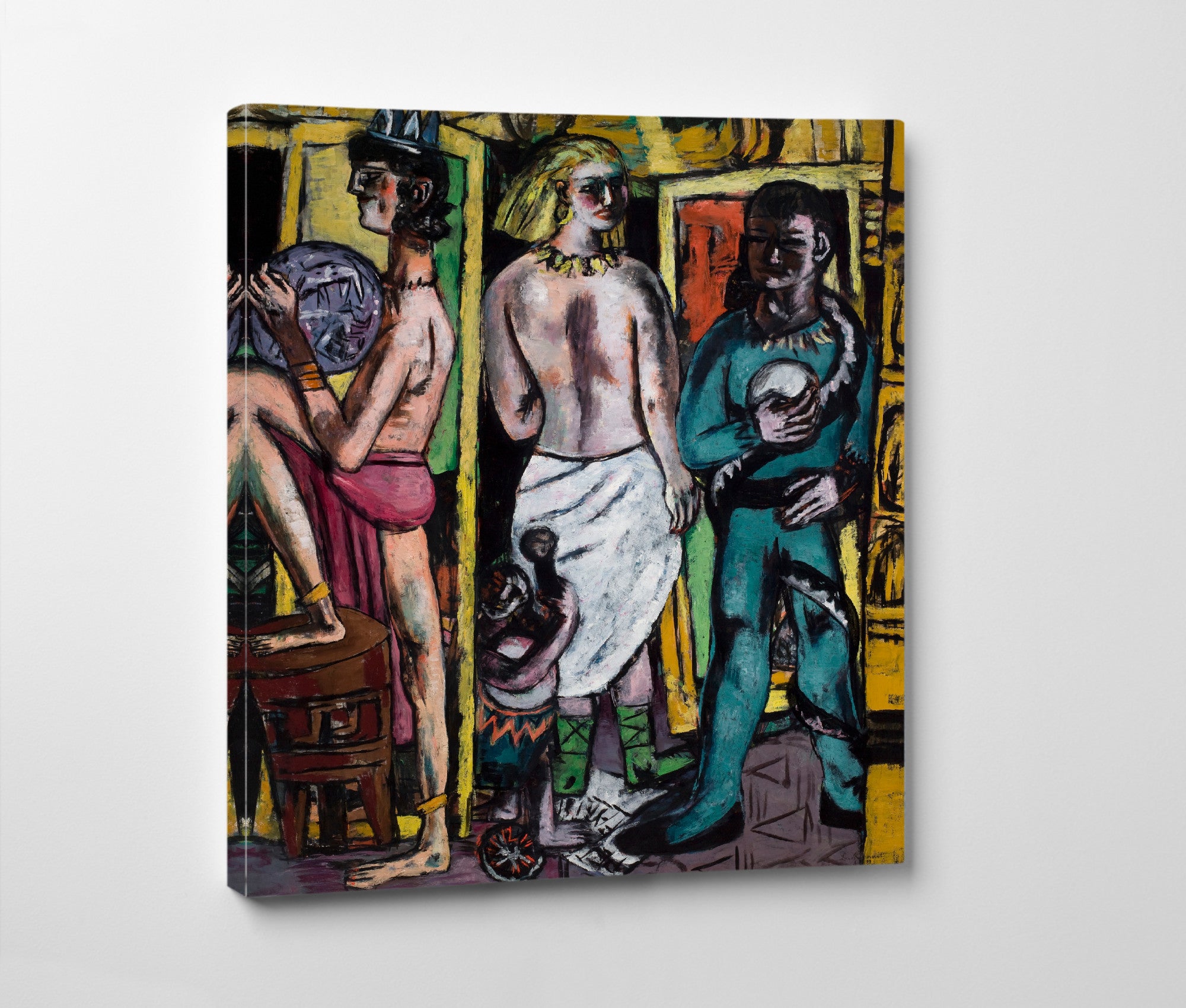 Max Beckmann, Acrobats (Centre Panel) - New Objectivity