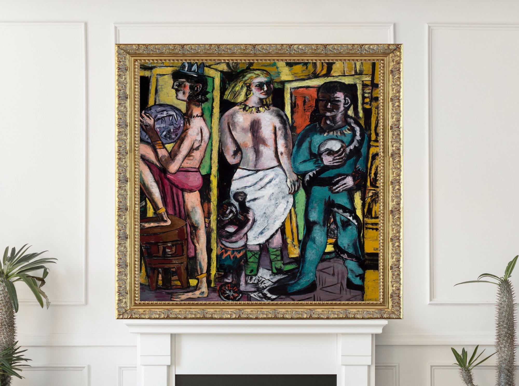 Max Beckmann, Acrobats (Centre Panel) - New Objectivity