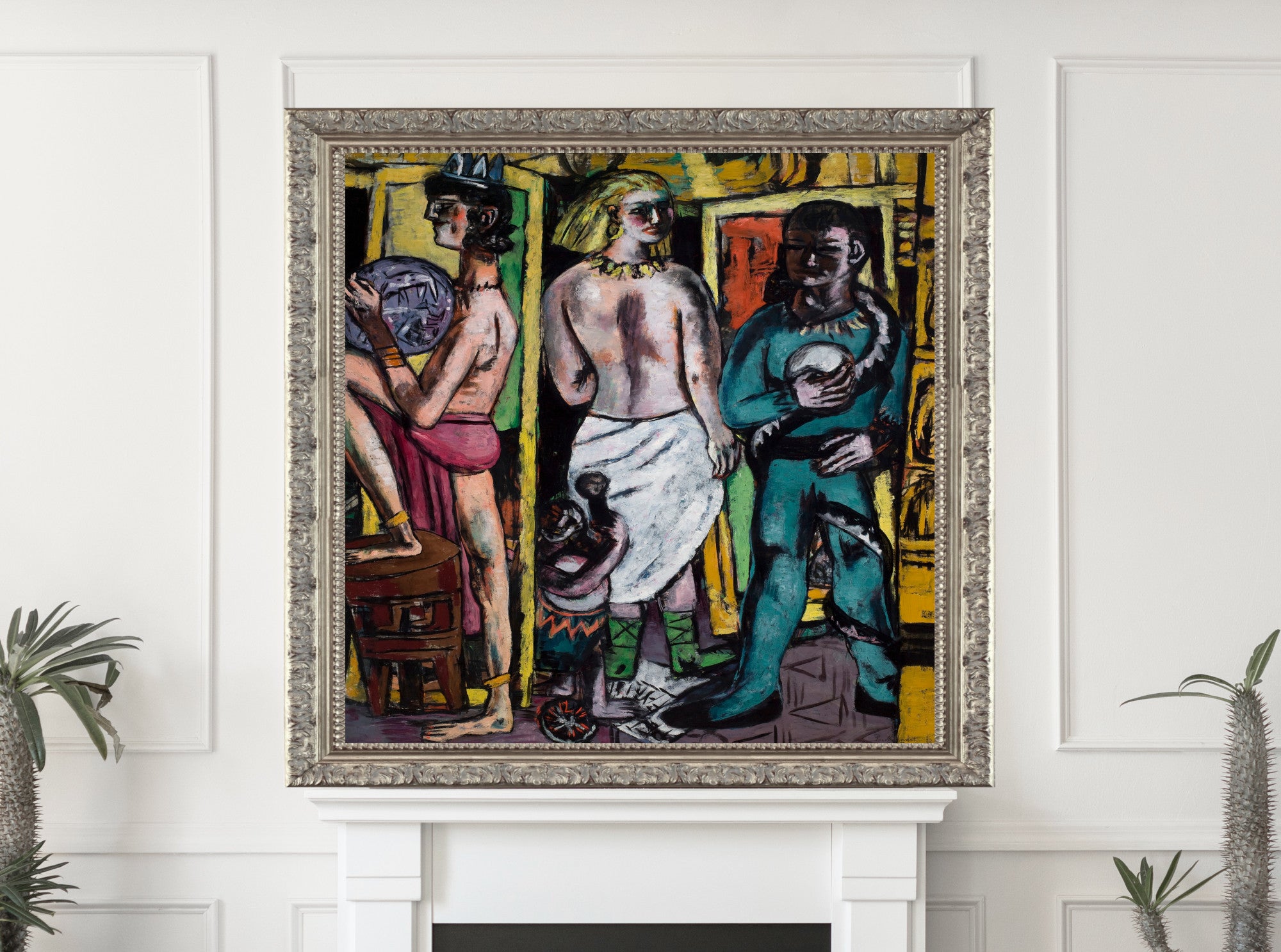 Max Beckmann, Acrobats (Centre Panel) - New Objectivity