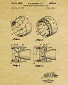 Jet Engine Blueprint Aircraft Patent Print Airplane Poster