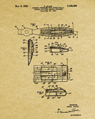 Aircraft Propeller Blueprint Aircraft Poster Airplane Patent Print