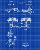 Aircraft Tug Patent Print Ground Crew Flying Poster