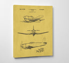 Aircraft Blueprint Art Patent Print Wall Art Poster - OnTrendAndFab