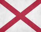 Alabama State Flag Print