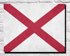 Alabama State Flag Print