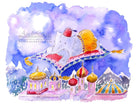 Aladdin Elephant Cute Children's Nursery Wall Art Print - OnTrendAndFab